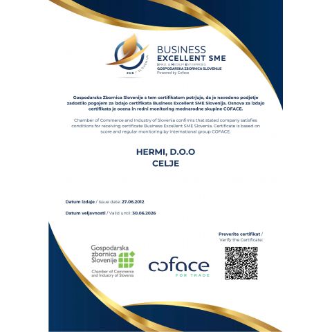 Excellent SME Slovenia 2025